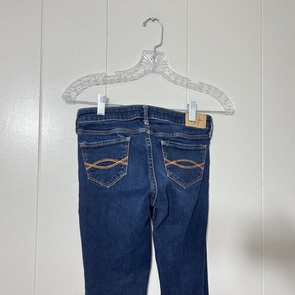 Abercrombie & Fitch Womens The A&F Super Skinny Jeans Dark Wash Size 2R - Picture 7 of 8